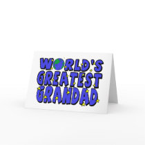 World's Greatest    Grandad Greeting Cards