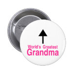 Worlds Greatest Grandma Arrow Pinback Buttons