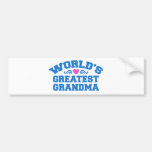 World's Greatest Grandma Bumper Sticker