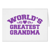 World's Greatest Grandma Card