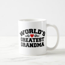 World's Greatest Grandma Coffee Mugs
