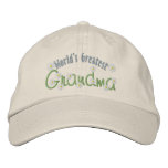 World's Greatest Grandma embroidered hats