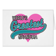World's Greatest Grandma Greeting Cards