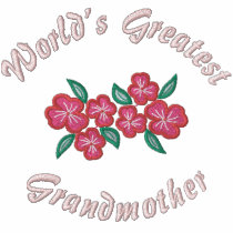 World's Greatest Grandmother Embroidered Polo Shirt