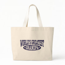 World's Greatest Grandpa Canvas Bag