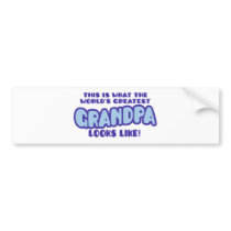 World's Greatest Grandpa Bumper Stickers
