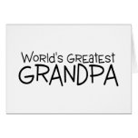 Worlds Greatest Grandpa Cards