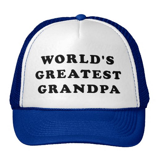 World's Greatest Grandpa Hats