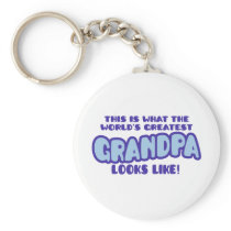 World's Greatest Grandpa Keychain