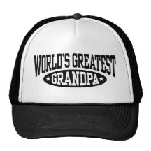 World's Greatest Grandpa Mesh Hats