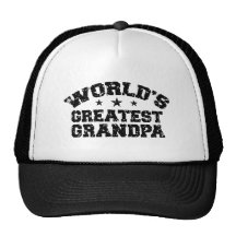 World's Greatest Grandpa Mesh Hats