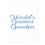 Worlds Greatest Grandpa Post Cards