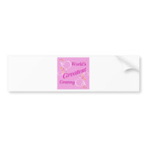 World's Greatest Granny Bumper Sticker