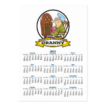 WORLDS GREATEST GRANNY CARTOON BUSINESS CARD
