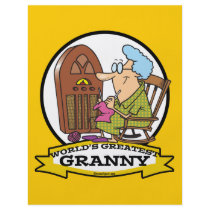 WORLDS GREATEST GRANNY CARTOON PERSONALIZED FLYER