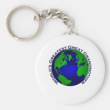 World's Greatest Great Grandmother Keychains