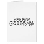 Worlds Greatest Groomsman Card