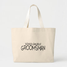 Worlds Greatest Groomsman Wedding Bags