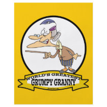 WORLDS GREATEST GRUMPY GRANNY CARTOON PERSONALIZED FLYER