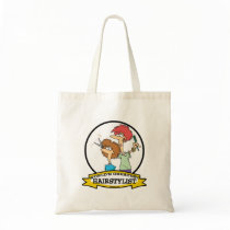 WORLDS GREATEST HAIRSTYLIST WOMEN CARTOON TOTE BAG