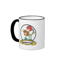 WORLDS GREATEST HAIRSTYLIST WOMEN CARTOON COFFEE MUG