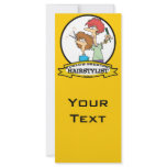 WORLDS GREATEST HAIRSTYLIST WOMEN CARTOON rack cards