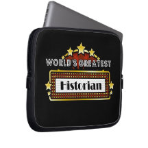 World's Greatest Historian Laptop Computer Sleeves
