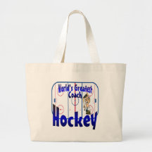 World's Greatest Hockey Coach Tote Bag