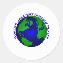 World's Greatest Hold-Em Player Sticker