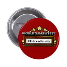 World's Greatest HR Coordinator Button