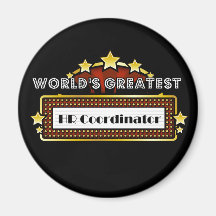 World's Greatest HR Coordinator Fridge Magnets