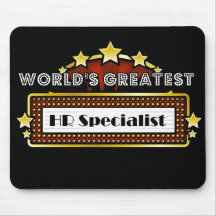World's Greatest HR Specialist Mouse Pads