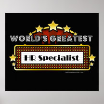 World's Greatest HR Specialist Print
