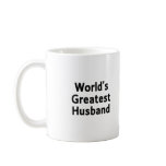  World's Greatest Husband Mug