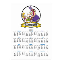 WORLDS GREATEST ILLUSIONIST CARTOON BUSINESS CARD TEMPLATES