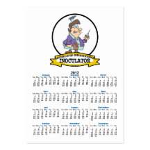 WORLDS GREATEST INOCULATOR CARTOON BUSINESS CARDS