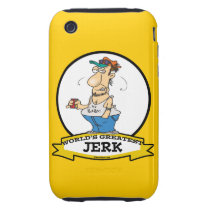 WORLDS GREATEST JERK CARTOON TOUGH IPHONE 3 COVER