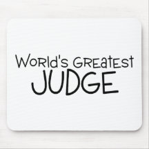 Worlds Greatest Judge Mouse Pads