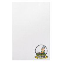 WORLDS GREATEST LAWN MOWER MEN CARTOON STATIONERY