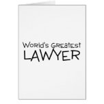 Worlds Greatest Lawyer Greeting Card