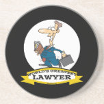 WORLDS GREATEST LAWYER II MEN CARTOON COASTER