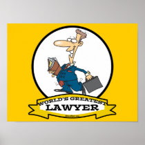 WORLDS GREATEST LAWYER II MEN CARTOON POSTERS