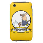 WORLDS GREATEST LAWYER III CARTOON iPhone 3 TOUGH CASES