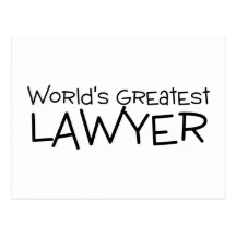 Worlds Greatest Lawyer Post Card