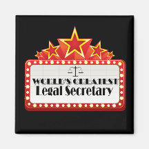 World's Greatest Legal Secretary Fridge Magnets