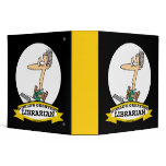 WORLDS GREATEST LIBRARIAN II CARTOON binders