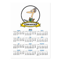 WORLDS GREATEST LIBRARIAN II CARTOON BUSINESS CARD TEMPLATES
