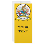 WORLDS GREATEST LIBRARIAN WOMEN CARTOON rack cards