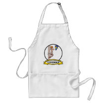 WORLDS GREATEST LINEMAN MEN CARTOON APRON