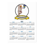 WORLDS GREATEST LINEMAN MEN CARTOON business cards